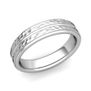 Customized Park Ave Wedding Band Ring in Gold or Platinum
