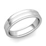 Customized Park Ave Wedding Band Ring in Gold or Platinum