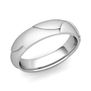 Customized Harmony Comfort Fit Wedding Band Ring in Gold or Platinum