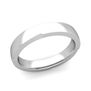 Flat Edge Comfort Fit Wedding Band