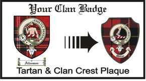 Allanson Clan Macfarlane Clan Badge Plaque