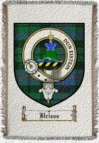 Brieve Clan Badge Throw Blanket