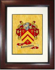 Carruthers Coat of Arms Framed Print