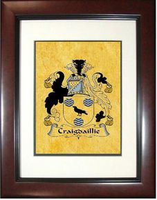 Craigdaillie Coat of Arms Framed Print