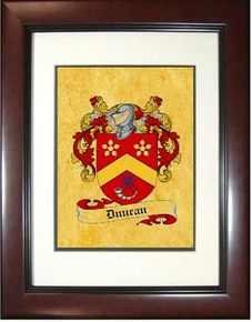 Duncan Coat of Arms Framed Print