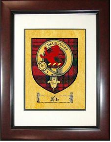 Fife Tartan / Clan Badge Framed Print