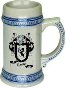 Harper Coat of Arms Stein