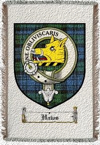 Haws Clan Badge Throw Blanket