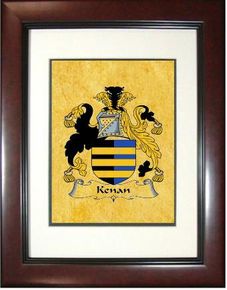 Kenan Coat of Arms Framed Print