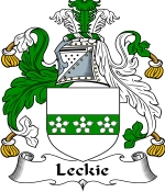 Leckie Family Crest / Leckie Coat of Arms JPG Download