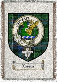 Lesslie Clan Badge Throw Blanket