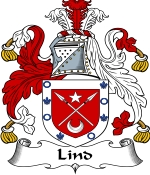 Lind Family Crest / Lind Coat of Arms JPG Download