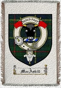 Macaskill Clan Badge Throw Blanket