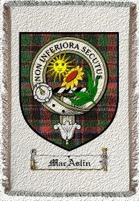 Macaslin Clan Badge Throw Blanket