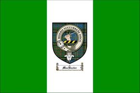 Macbaxter Clan Badge Flag