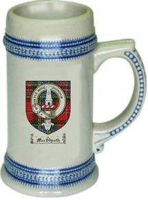 Macbheath Clan Maclean Clan Badge / Tartan Stein