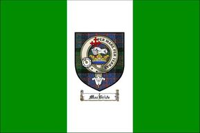 Macbride Clan Badge Flag