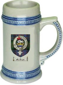 Macbryde Clan Badge / Tartan Stein