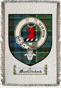 Macclintock Clan Badge Throw Blanket