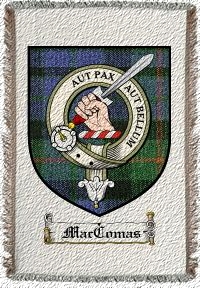 Maccomas Clan Badge Throw Blanket