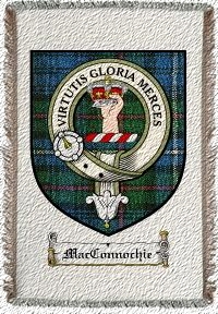 Macconnochie Clan Badge Throw Blanket