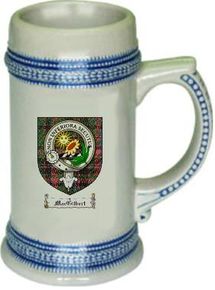 Macgilbert Clan Badge / Tartan Stein