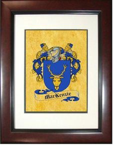 Mackenzie Coat of Arms Framed Print