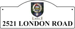 Maclardie Clan Badge House Sign