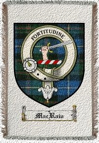 Macraw Clan Badge Throw Blanket