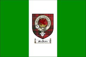 Macrobie Clan Robertson Clan Badge Flag