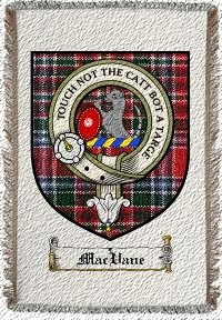 Macvane Clan Badge Throw Blanket