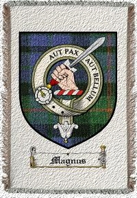 Magnus Clan Badge Throw Blanket