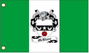 Mcblane Coat of Arms Flag