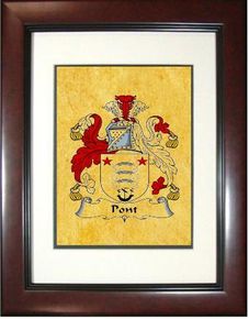 Pont Coat of Arms Framed Print