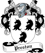 Preston Family Crest / Preston Coat of Arms JPG Download