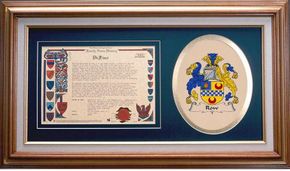 Row Family History & Family Crest