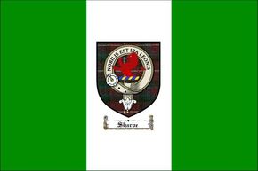 Sharpe Clan Badge Flag