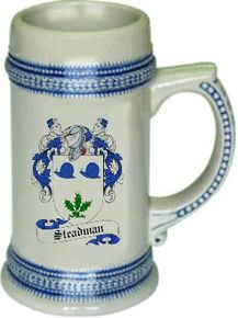 Steadman Coat of Arms Stein