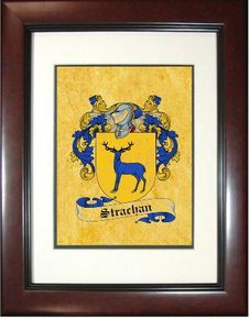 Strachan Coat of Arms Framed Print