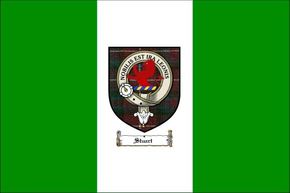 Stuart Clan Badge Flag