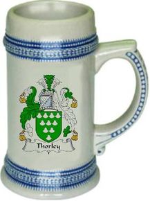 Thorley Coat of Arms Stein