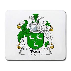 Trout Coat of Arms Mouse Pad