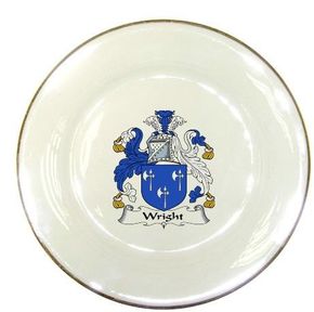 Wright Coat of Arms Plate