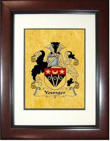 Younger Coat of Arms Framed Print