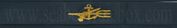 Special Warfare Breast Device, Embroidered in Gold Thread on BLUE coverall fabric