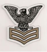 1 ST CLASS CROW IN GOLD FOR SEABEE HARDHATS