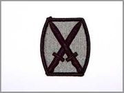 10th Infantry Division: Army Combat Uniform (ACU) Patch