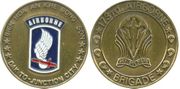 173rd Airborne Division Challenge Coin Size 1 1/2"