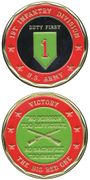 1ST INFANTRY DIVISION  COIN