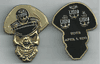 2-1/2" Navy Master Chief Petty Officer Skull